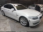 2011 Bmw 535i Xdrive White vin: WBAFU7C57BC877517