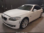 2011 Bmw 535i Xdrive White vin: WBAFU7C57BC877517