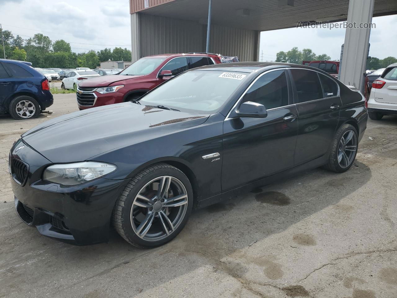 2011 Bmw 535 Xi Черный vin: WBAFU7C58BC778785