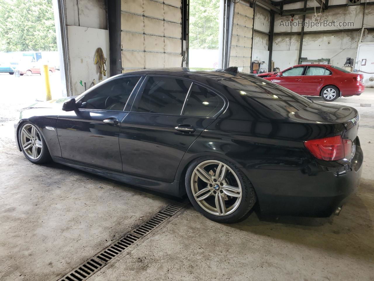 2011 Bmw 535 Xi Black vin: WBAFU7C58BC877977