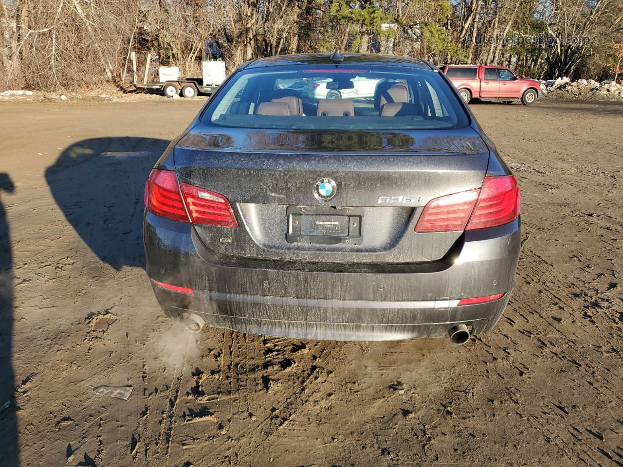 2011 Bmw 535 Xi Gray vin: WBAFU7C59BC771327