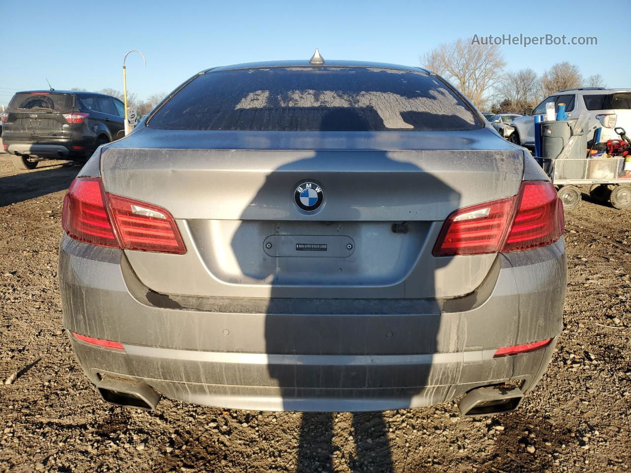 2011 Bmw 550 Xi Silver vin: WBAFU9C50BC783345