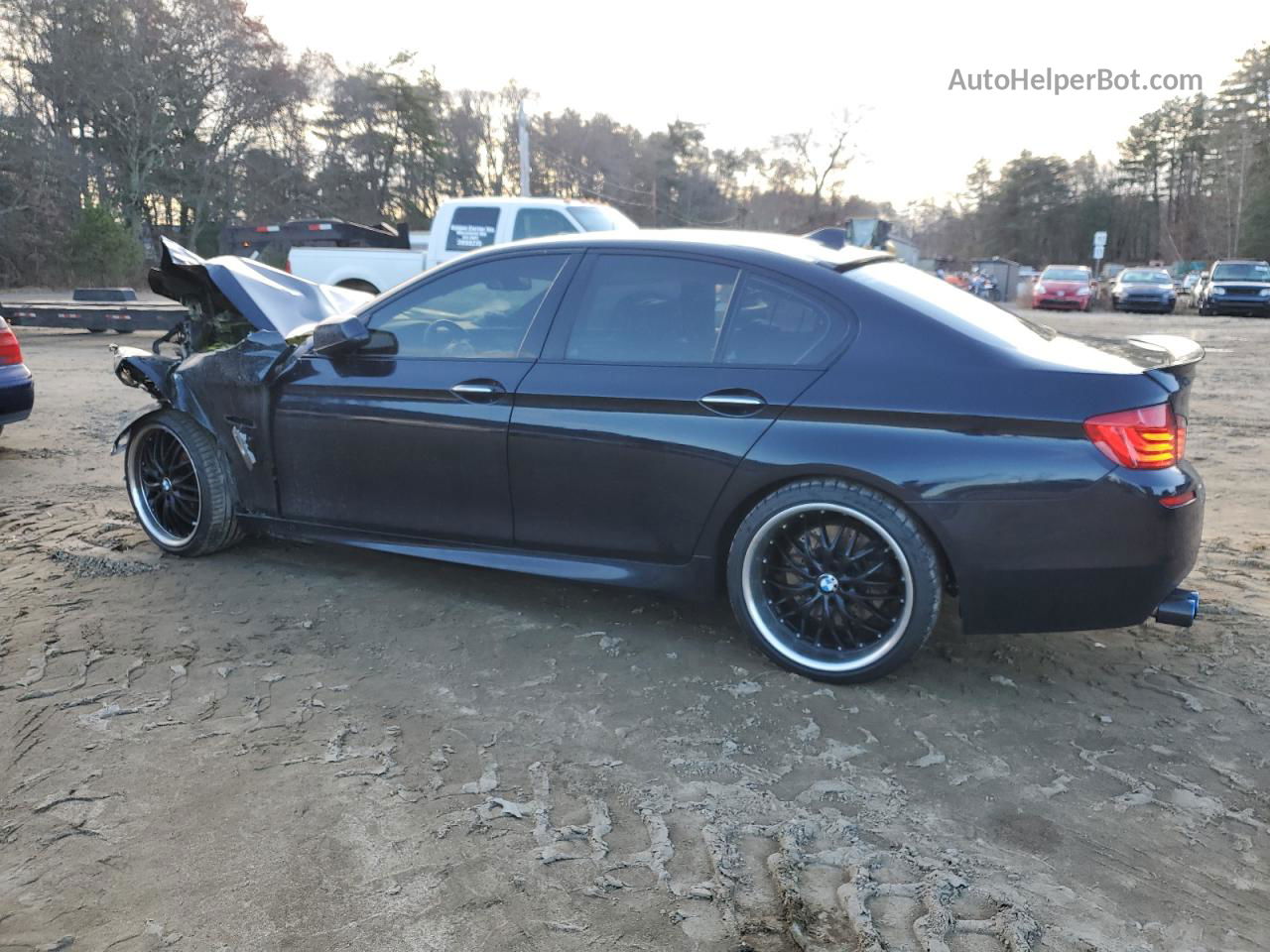 2011 Bmw 550 Xi Black vin: WBAFU9C52BC785226