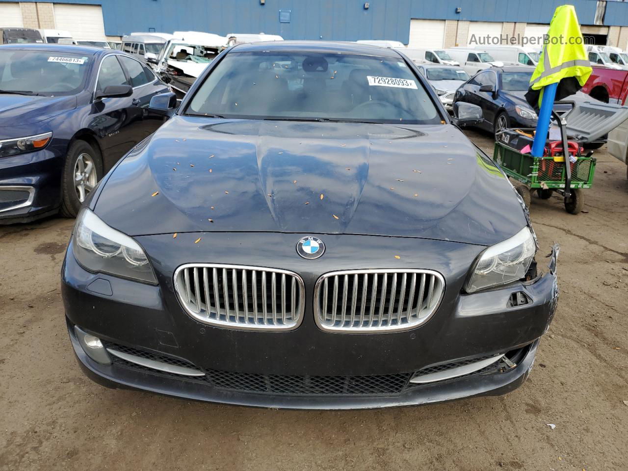 2011 Bmw 550 Xi Gray vin: WBAFU9C52BC785341