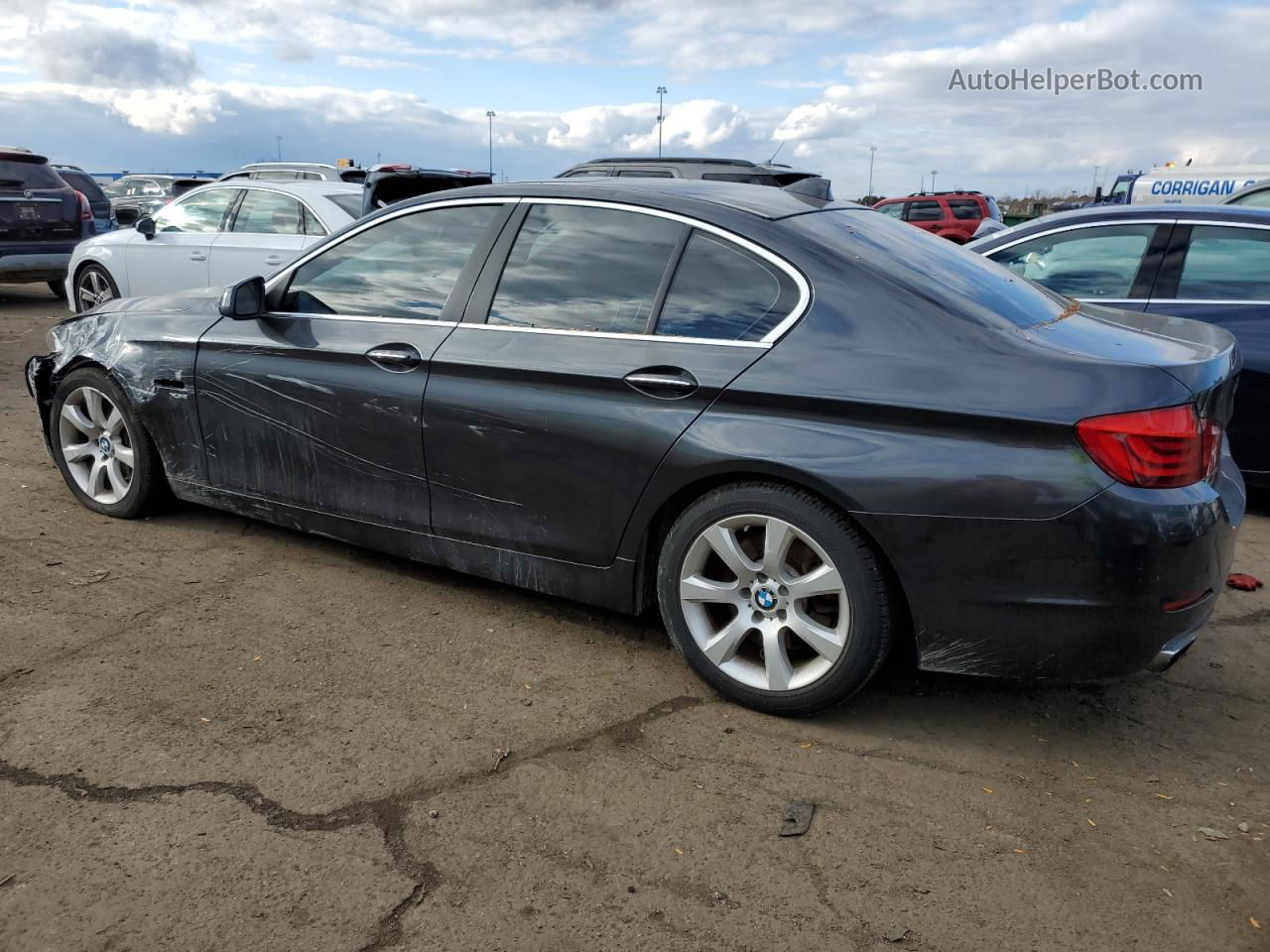 2011 Bmw 550 Xi Gray vin: WBAFU9C52BC785341