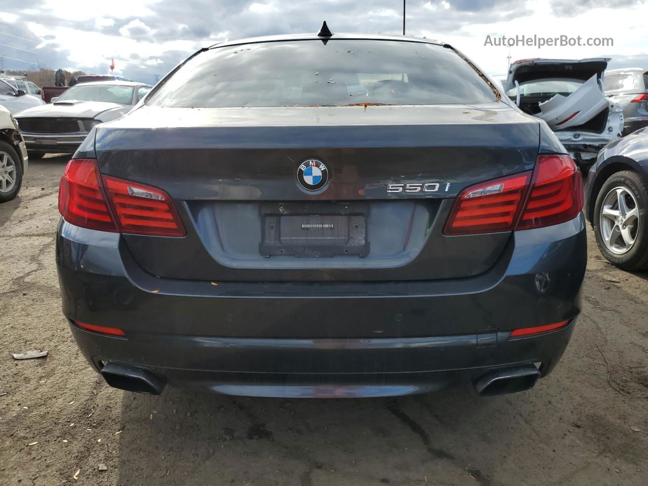 2011 Bmw 550 Xi Gray vin: WBAFU9C52BC785341