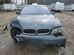 2004 Bmw 745 I Синий vin: WBAGL63414DP70582