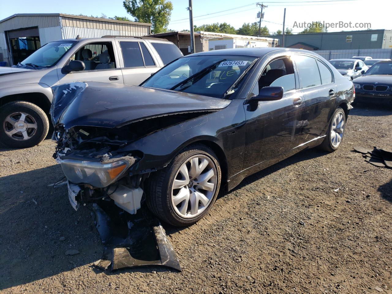 2004 Bmw 745 I Black vin: WBAGL63454DP69550