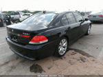 2004 Bmw 7 Series 745i Black vin: WBAGL63494DP70183