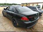 2004 Bmw 7 Series 745i Black vin: WBAGL63494DP71821