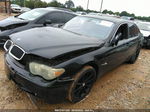 2004 Bmw 7 Series 745i Черный vin: WBAGL63494DP71821