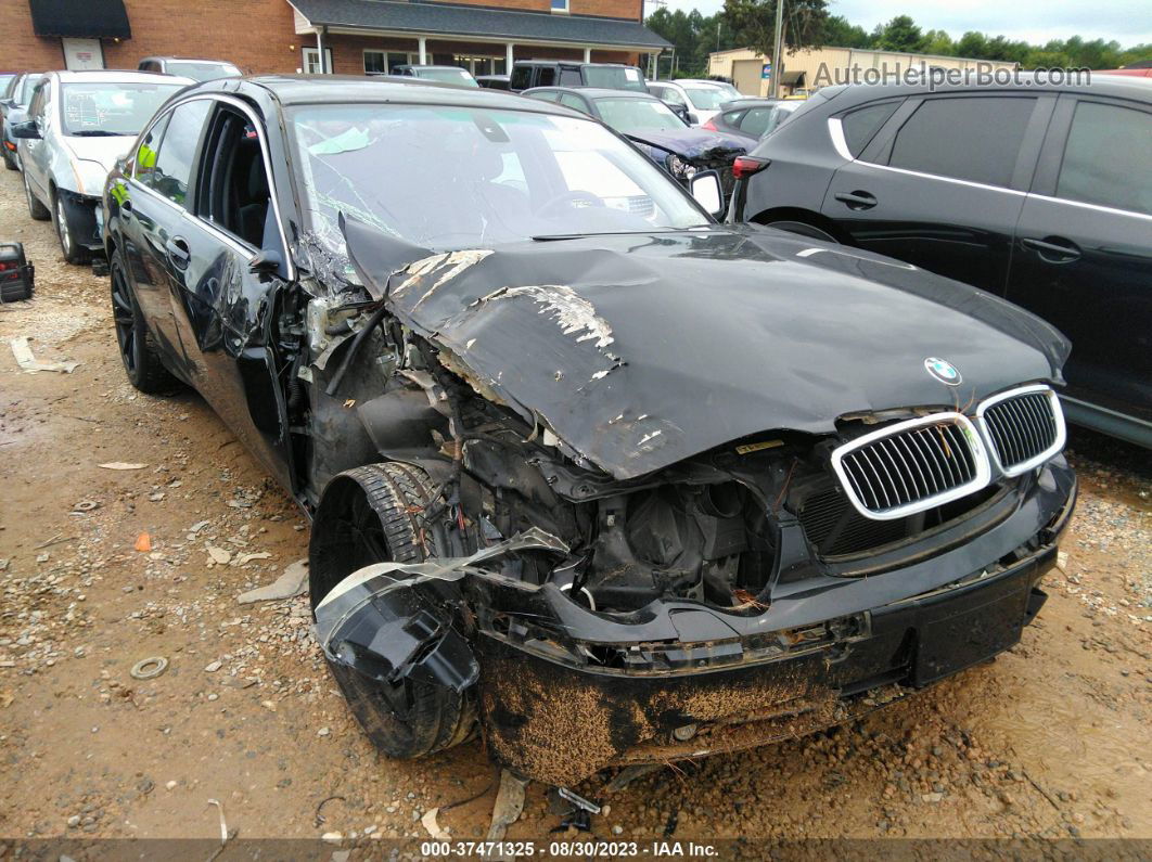 2004 Bmw 7 Series 745i Black vin: WBAGL63494DP71821