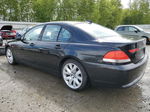 2004 Bmw 745 I Black vin: WBAGL634X4DP68927