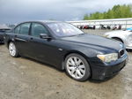 2004 Bmw 745 I Black vin: WBAGL634X4DP68927