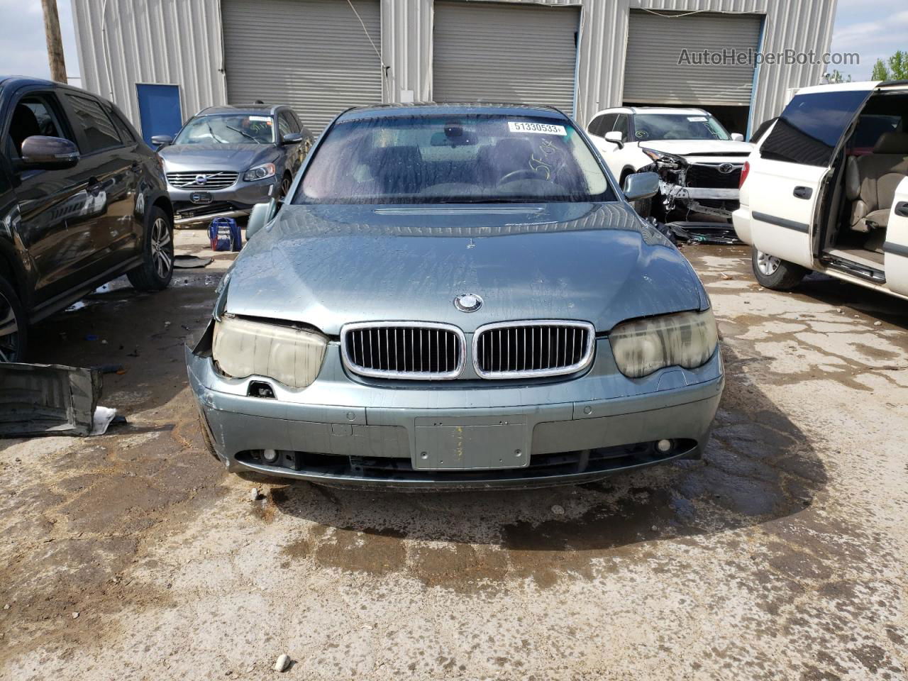 2004 Bmw 745 I Teal vin: WBAGL63504DP74003