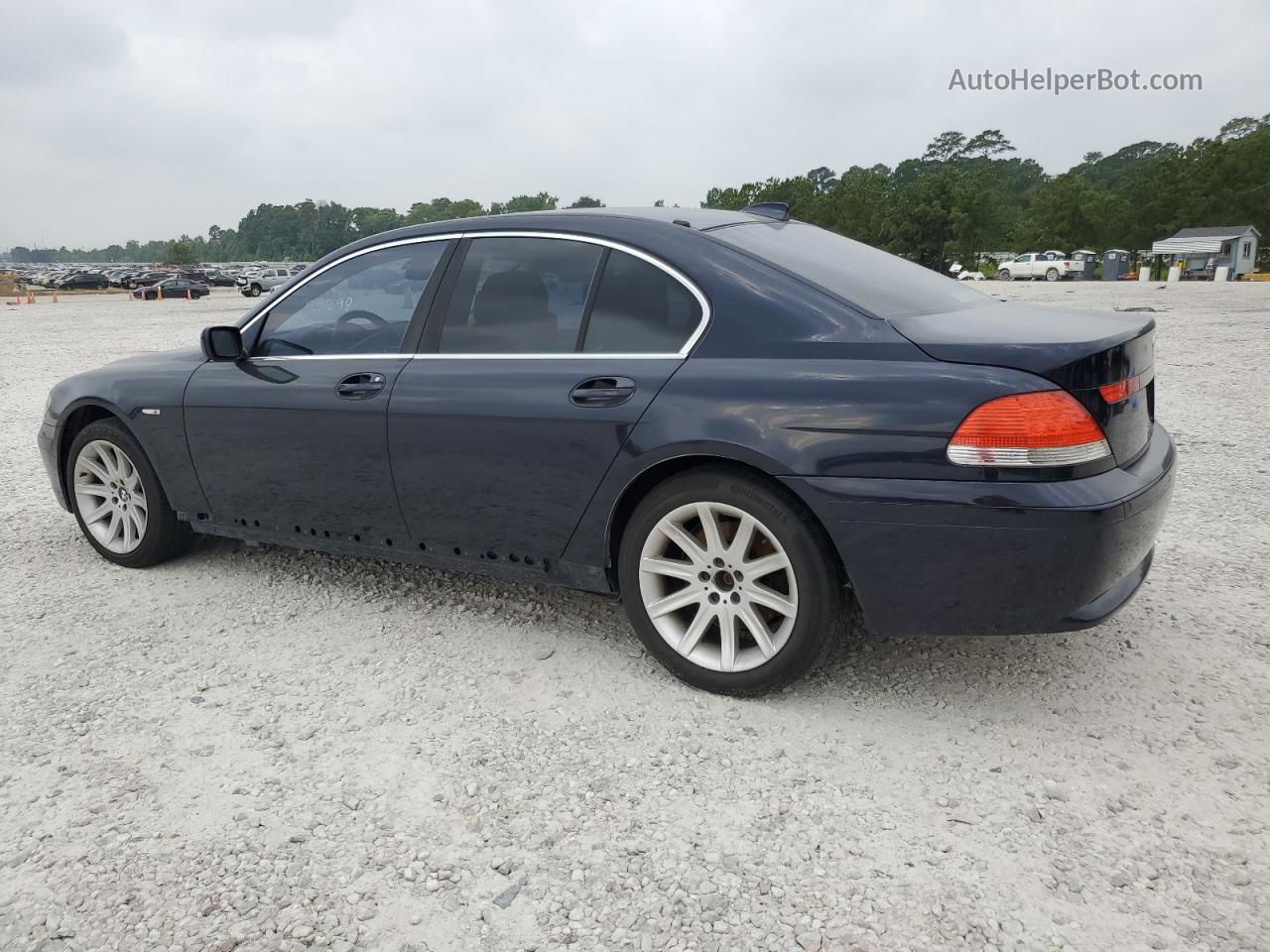 2004 Bmw 745 I Blue vin: WBAGL63524DP72365