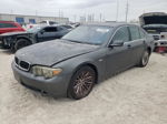 2004 Bmw 745 I Gray vin: WBAGL63524DP72463