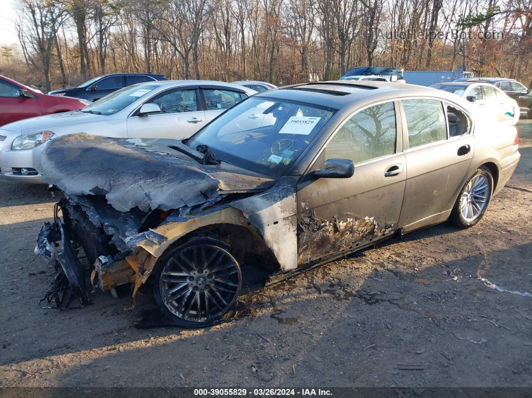 2004 Bmw 745i   Серый vin: WBAGL63544DP73095