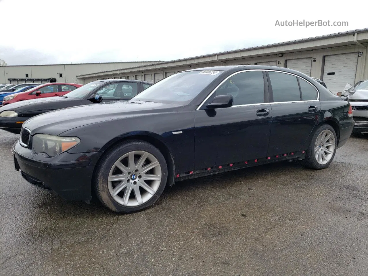 2004 Bmw 745 I Black vin: WBAGL63544DP73355