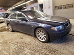 2004 Bmw 745 I Blue vin: WBAGL63544DP74103