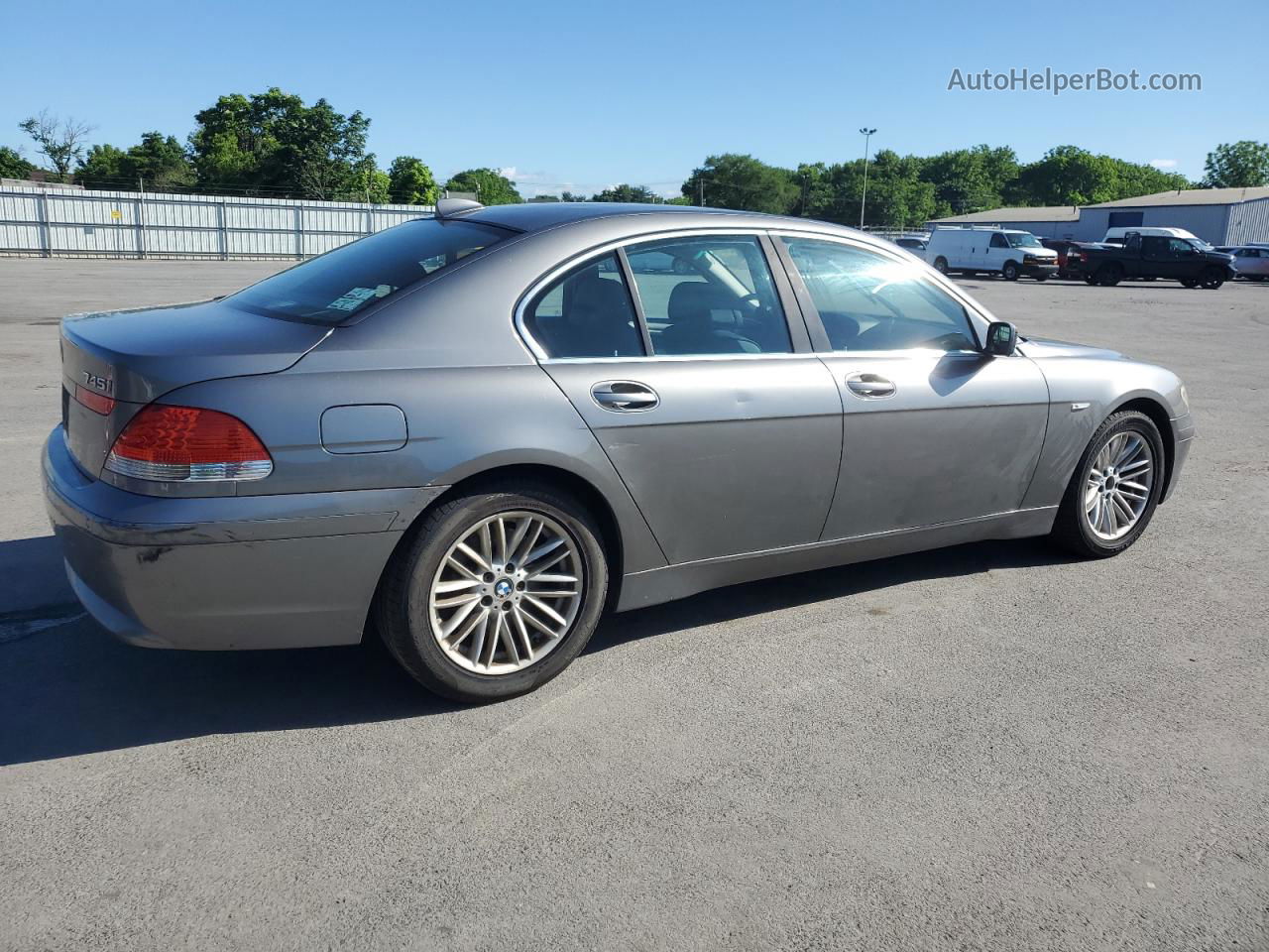 2004 Bmw 745 I Желто-коричневый vin: WBAGL63554DP72733