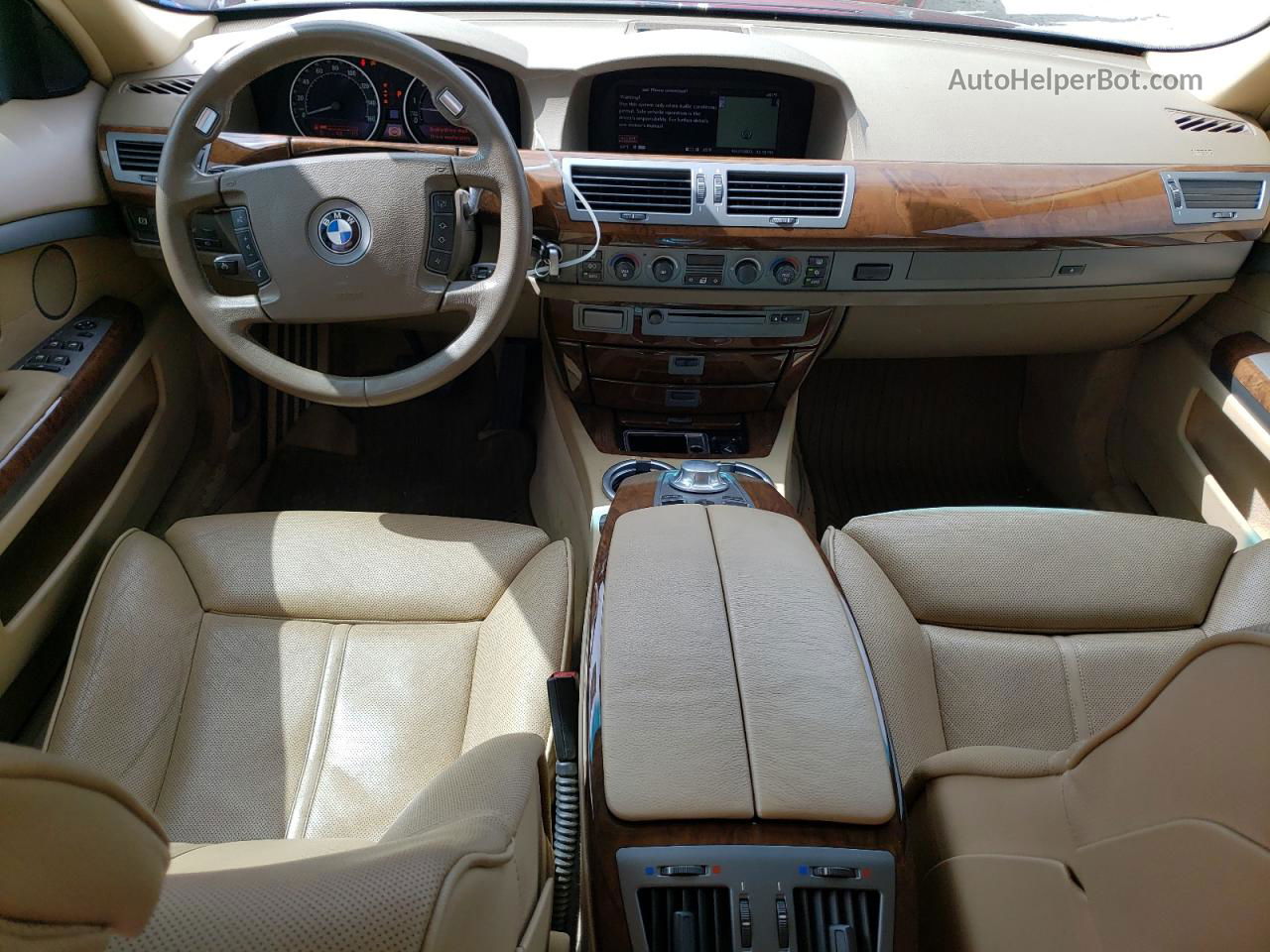 2004 Bmw 745 I Черный vin: WBAGL63554DP73090