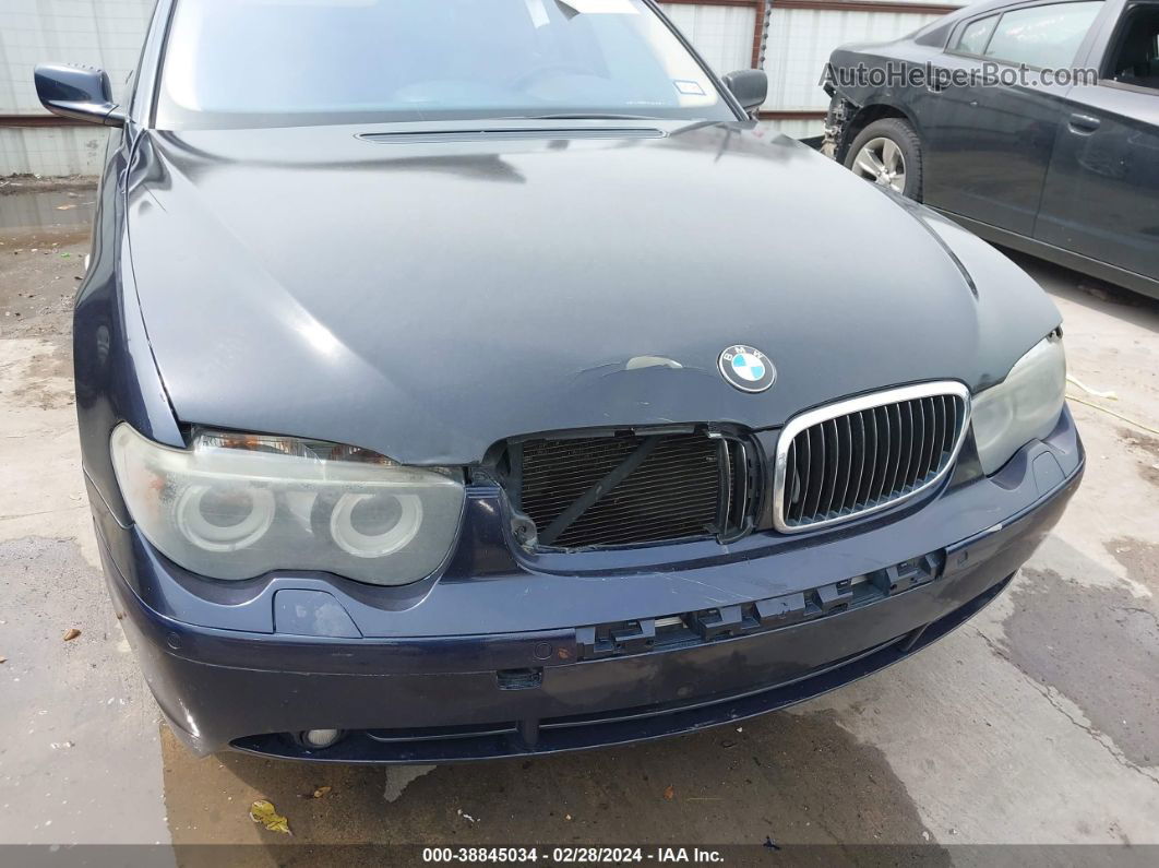 2004 Bmw 745i   Синий vin: WBAGL63584DP73245