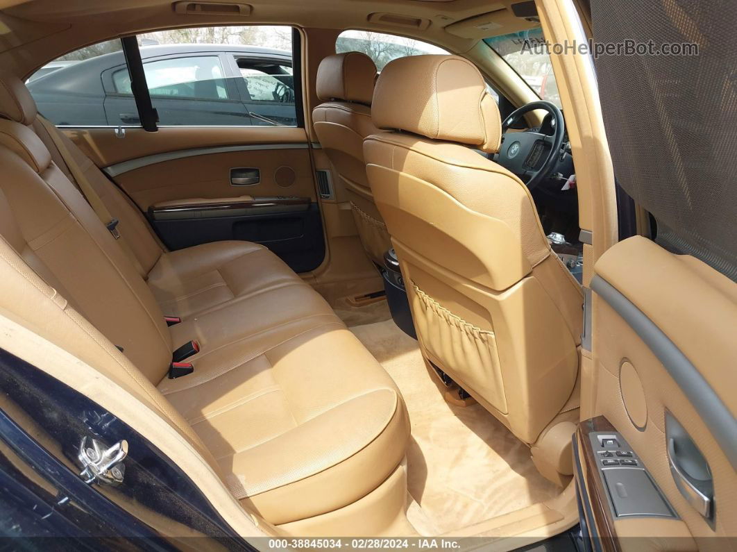 2004 Bmw 745i   Синий vin: WBAGL63584DP73245