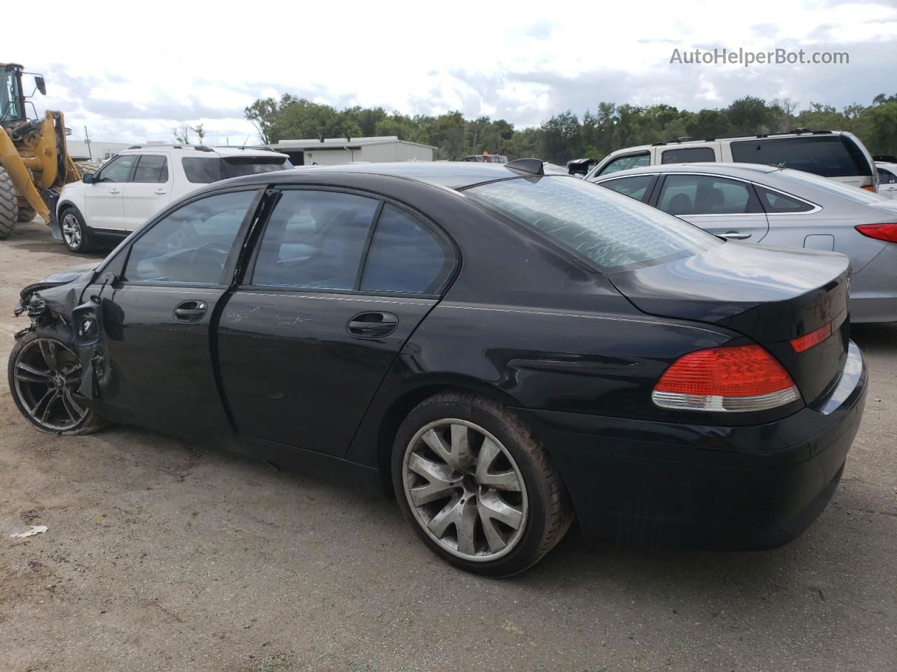 2004 Bmw 745 I Black vin: WBAGL635X4DP73554