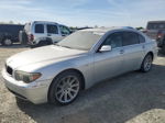 2004 Bmw 745 Li Silver vin: WBAGN63404DS47838