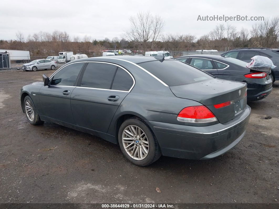 2004 Bmw 745li   Light Blue vin: WBAGN63434DS49812