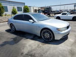 2004 Bmw 745 Li Silver vin: WBAGN63434DS50636