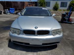 2004 Bmw 745 Li Silver vin: WBAGN63434DS50636