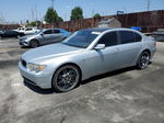 2004 Bmw 745 Li Silver vin: WBAGN63434DS50636