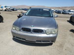 2004 Bmw 745 Li Gray vin: WBAGN63444DS48491