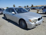 2004 Bmw 745 Li Silver vin: WBAGN63454DS49200