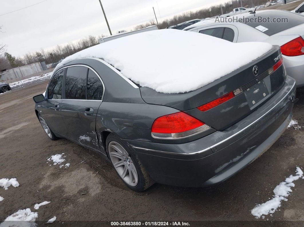 2004 Bmw 745li   Серый vin: WBAGN63454DS49424