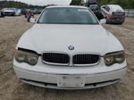 2004 Bmw 745 Li Белый vin: WBAGN63464DS50727