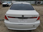 2004 Bmw 745 Li White vin: WBAGN63464DS50727