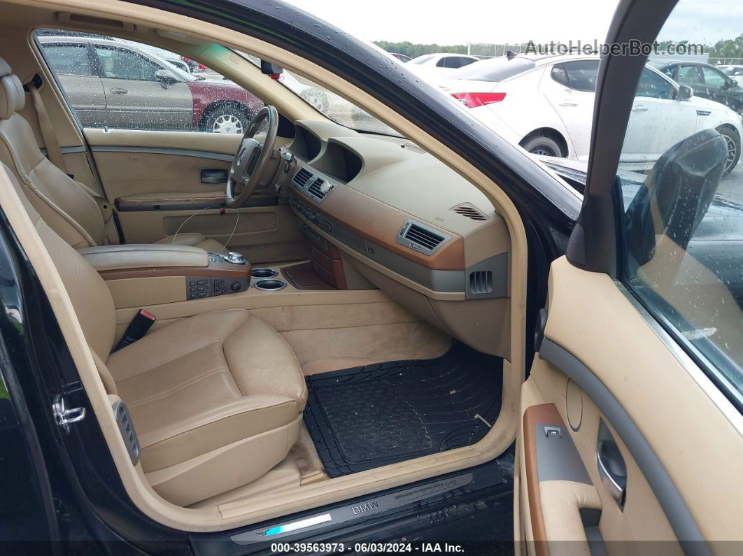 2004 Bmw 745li   Черный vin: WBAGN63474DS47528