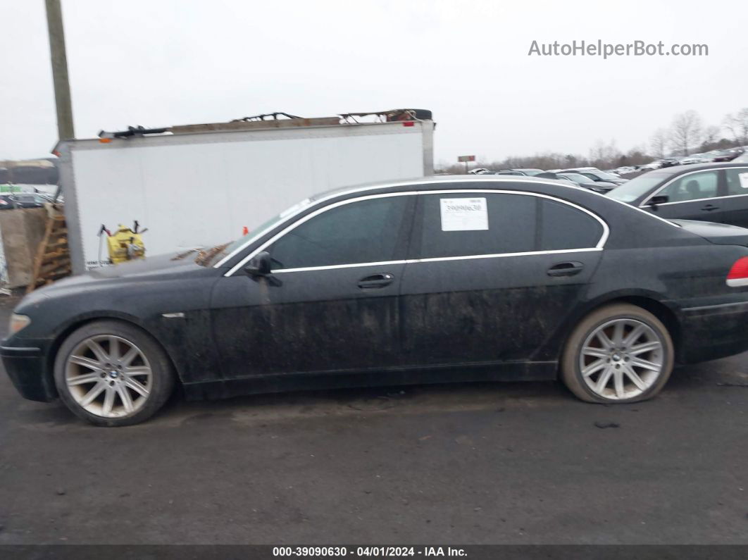 2004 Bmw 745li   Black vin: WBAGN63484DS46453