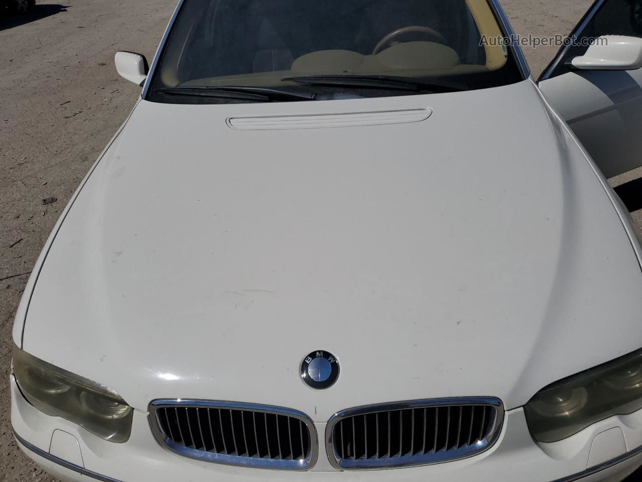 2004 Bmw 745 Li Белый vin: WBAGN63484DS46792