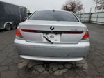 2004 Bmw 745 Li Silver vin: WBAGN63484DS49160