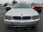 2004 Bmw 745 Li Silver vin: WBAGN63484DS49160