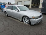 2004 Bmw 745 Li Silver vin: WBAGN63484DS49160