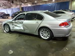 2004 Bmw 745 Li Silver vin: WBAGN63494DS47126