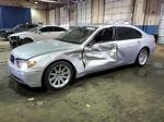 2004 Bmw 745 Li Silver vin: WBAGN63494DS47126