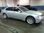 2004 Bmw 745 Li Silver vin: WBAGN63494DS47126