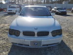 2004 Bmw 745 Li White vin: WBAGN63504DS55527