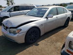 2004 Bmw 745 Li Silver vin: WBAGN63514DS54998